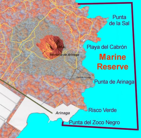 Gran Canaria Marine Reserve Map
