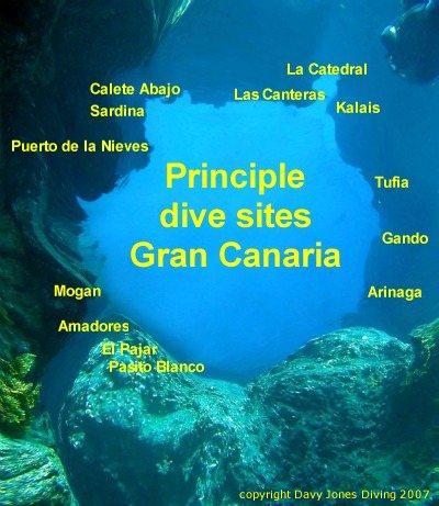 Sitios de buceo Gran Canaria