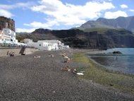 Der Strand von Puerto de la Nieves