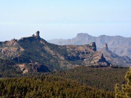 Gran canaria central mountains beautiful scenery