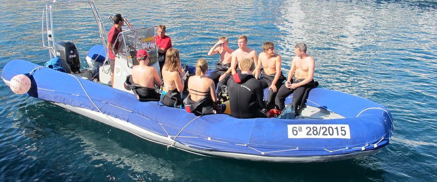 buceo en cuevas en gran canaria